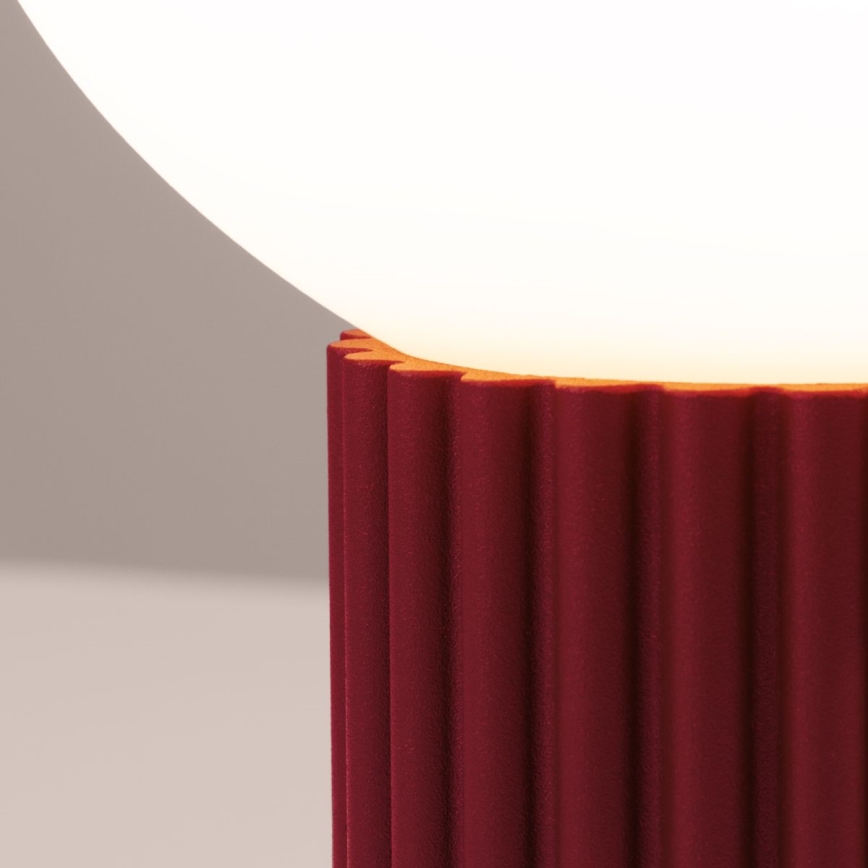Lampe de table HALO 1xG9/8W/230V d. 12 cm rouge