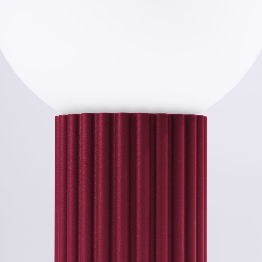 Lampe de table HALO 1xG9/8W/230V d. 12 cm rouge