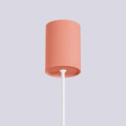 Suspension filaire HALO 1xG9/8W/230V d. 12 cm rose