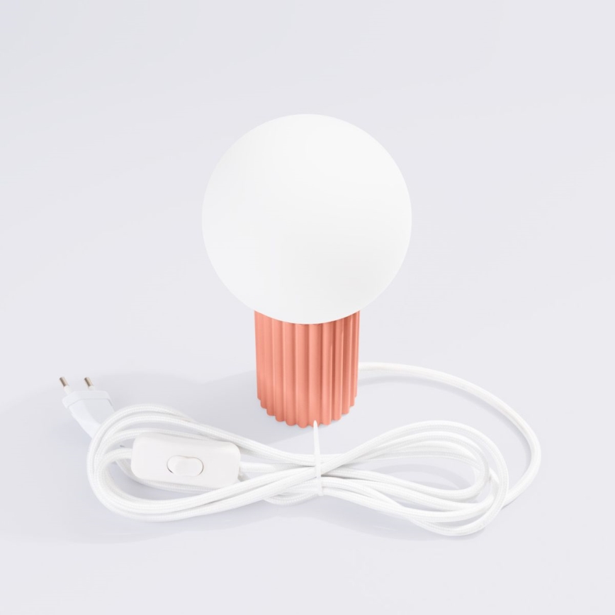 Lampe de table HALO 1xG9/8W/230V d. 12 cm rose