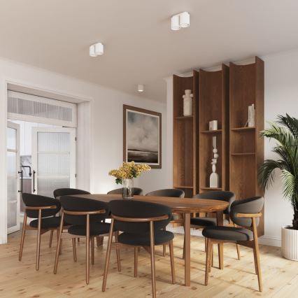 Faretto AURA 1xGU10/10W/230V 10 cm bianco