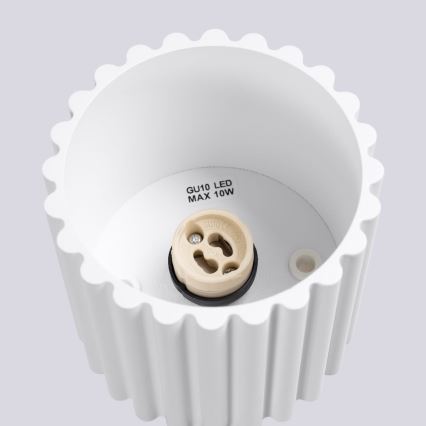 Faretto AURA 1xGU10/10W/230V Ø 10 cm bianco