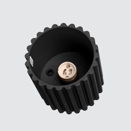 Faretto AURA 1xGU10/10W/230V 10 cm nero