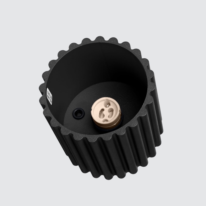 Spot AURA 1xGU10/10W/230V 10 cm noir