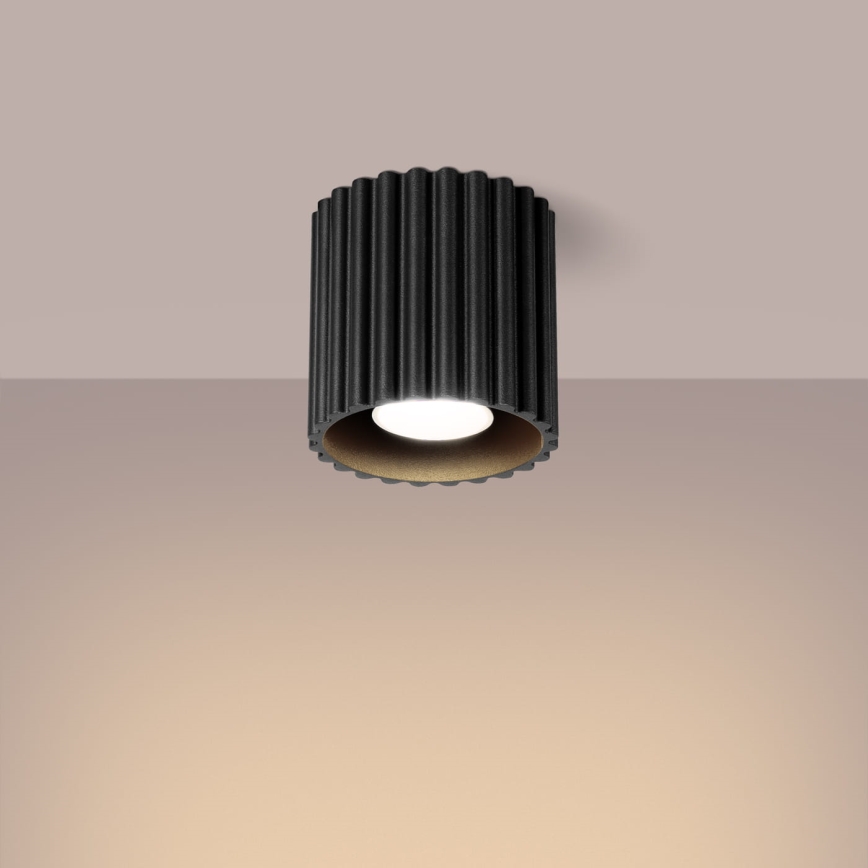 Spotleuchte AURA 1xGU10/10W/230V 10 cm schwarz