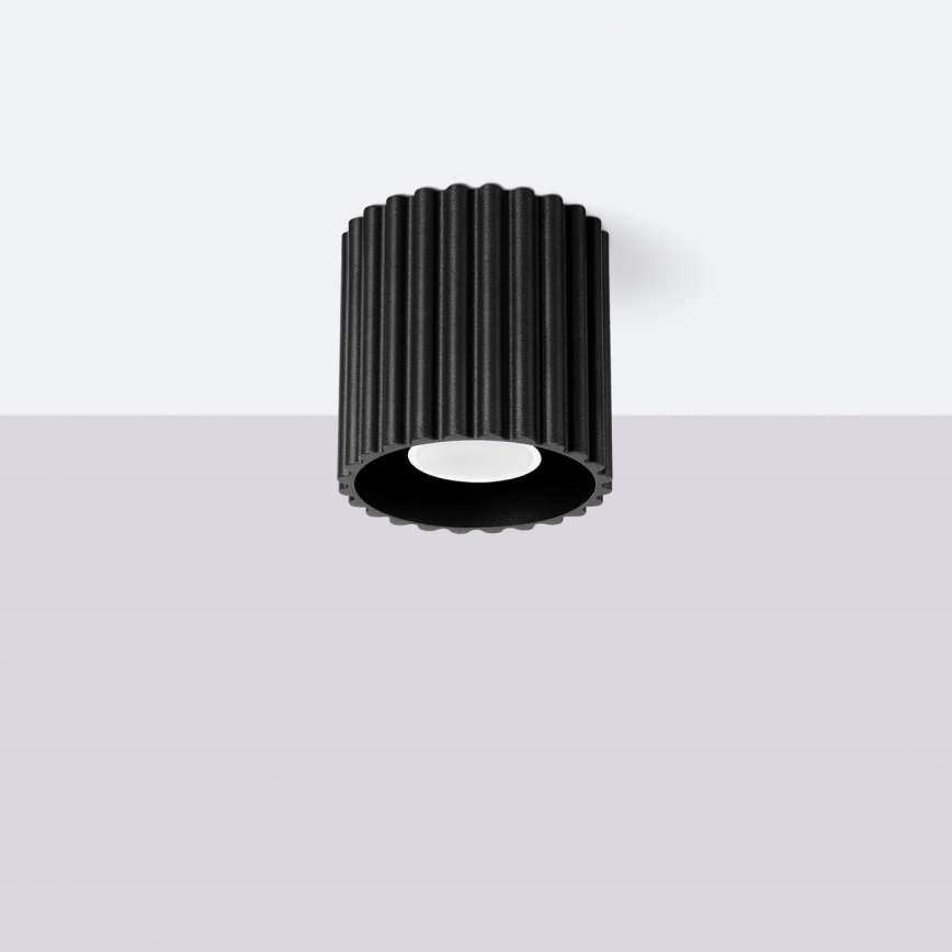 Spotleuchte AURA 1xGU10/10W/230V 10 cm schwarz