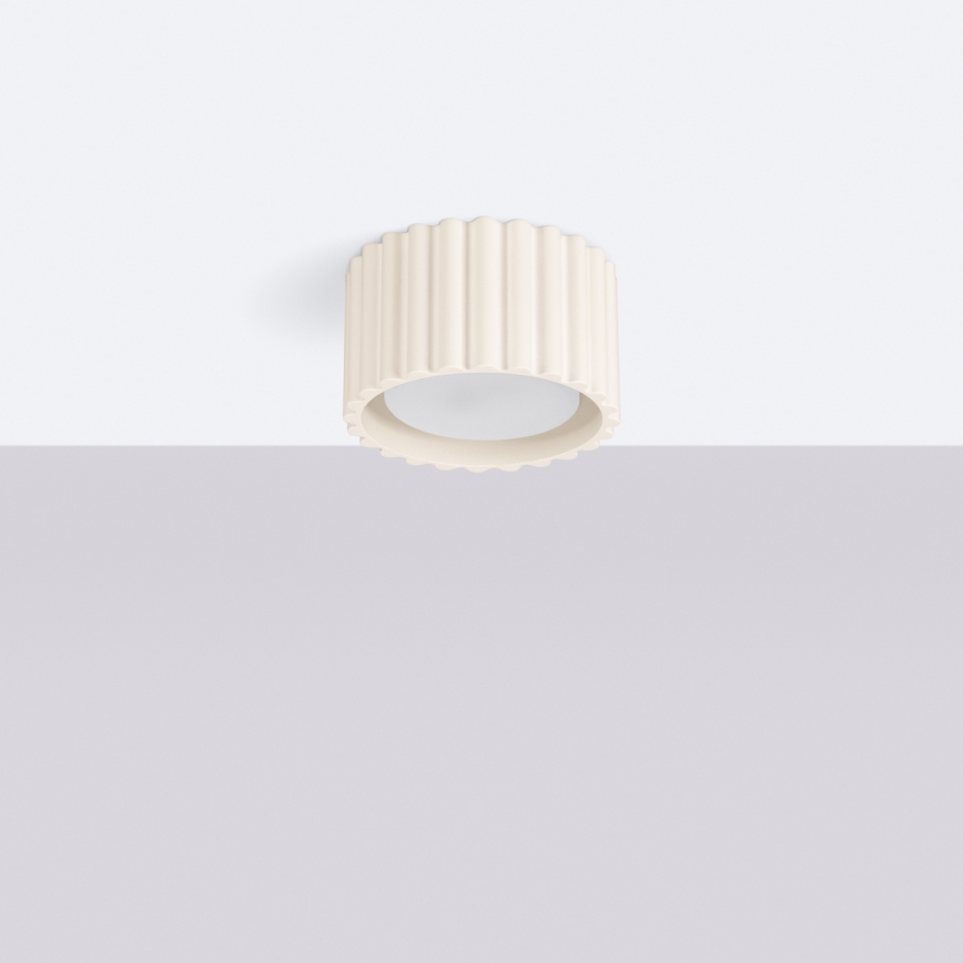 Faretto AURA 1xGX53/10W/230V 6 cm colore crema