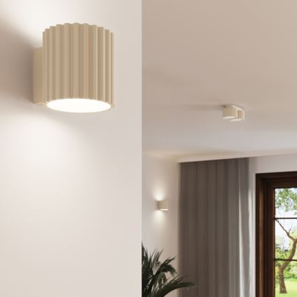Faretto AURA 2xGX53/10W/230V, colore crema