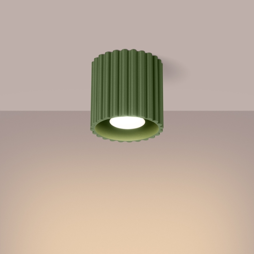 Faretto AURA 1xGU10/10W/230V Ø 10 cm verde