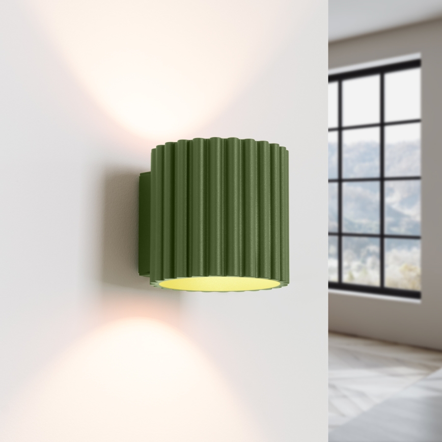 Lampada da parete AURA 1xG9/10W/230V verde