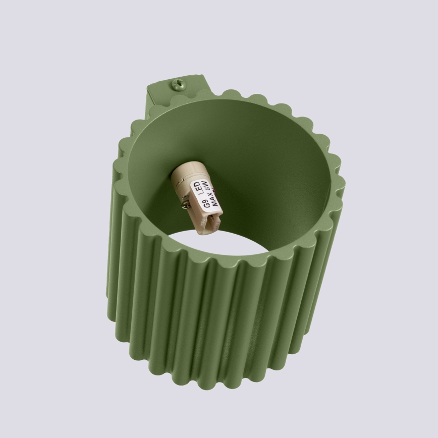 Lampada da parete AURA 1xG9/10W/230V verde