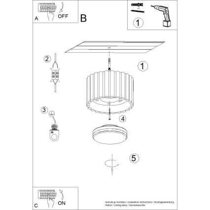 Spot AURA 1xGX53/10W/230V, 6 cm, vert