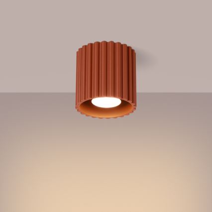 Spot AURA 1x GU10/10W/230V, 10 cm, orange