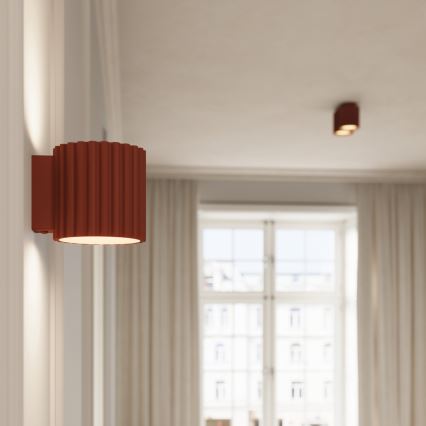 Spotleuchte AURA 2xGU10/10W/230V orange