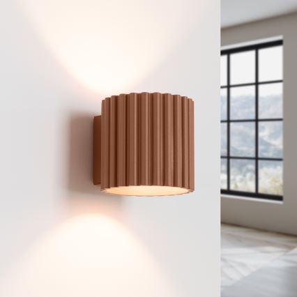 Applique murale AURA 1xG9/10W/230V marron