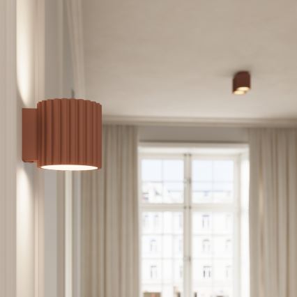 Applique murale AURA 1xG9/10W/230V marron