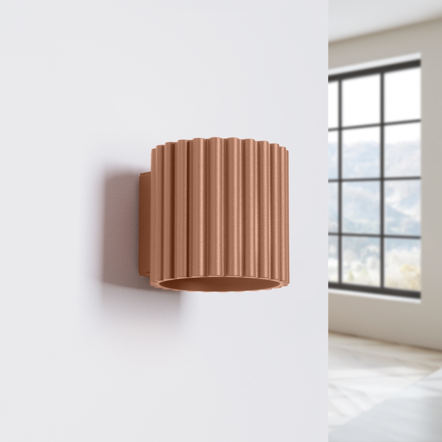 Wandleuchte AURA 1xG9/10W/230V braun