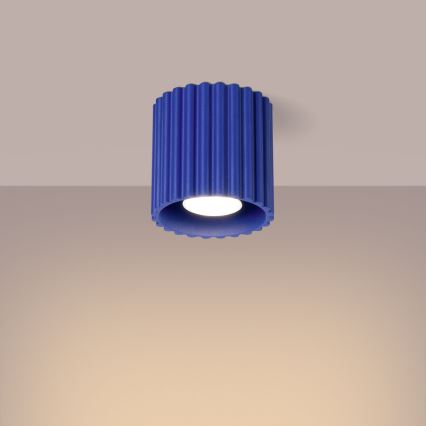 AURA Spotleuchte 1xGU10/10W/230V 10 cm blau