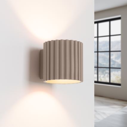Wandleuchte AURA 1xG9/10W/230V taupe