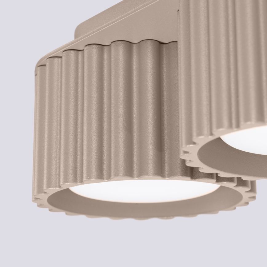 Faretto AURA 2xGX53/10W/230V taupe