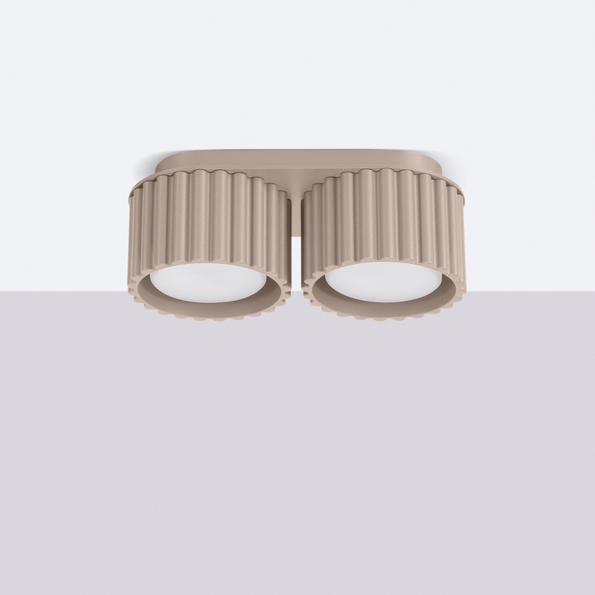Spot AURA 2xGX53/10W/230V taupe