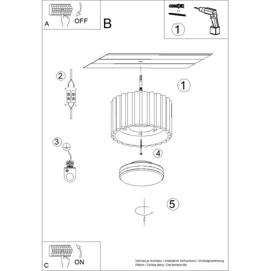 Faretto AURA 1xGX53/10W/230V 6 cm rosso
