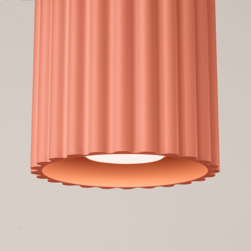 Faretto AURA 1xGU10/10W/230V 10 cm rosa