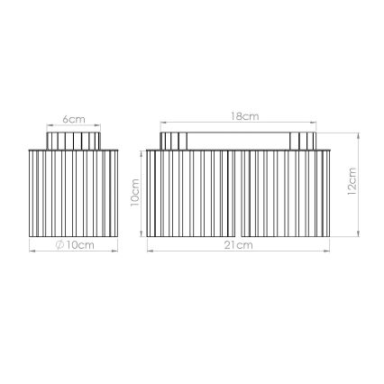 Faretto AURA 2xGU10/10W/230V rosa