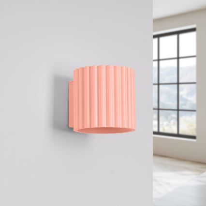 Wandleuchte AURA 1xG9/10W/230V rosa