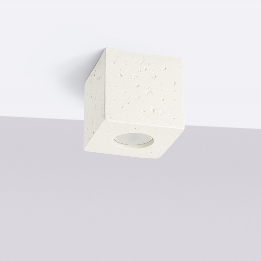 Spotleuchte QUAD 1xGU10/10W/230V Beton/Creme