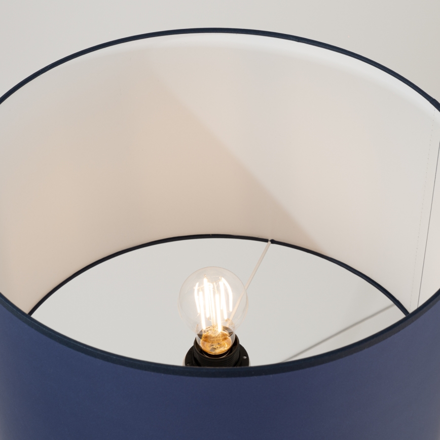Lampada da terra NEVIA 1xE27/15W/230V blu