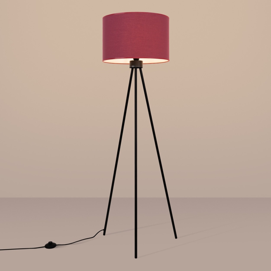 Lampada da terra NEVIA 1xE27/15W/230V rossa
