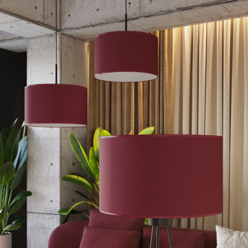 Lampada da terra NEVIA 1xE27/15W/230V rossa