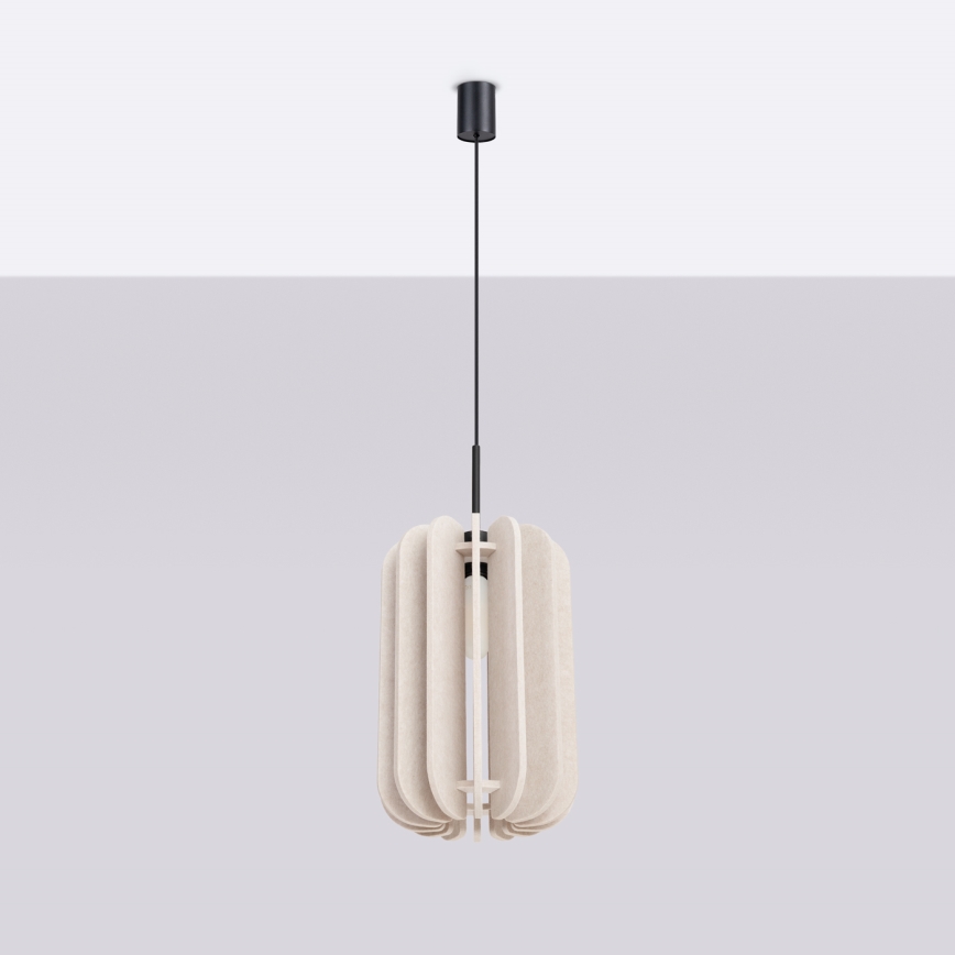 Pendelleuchte MULA 1xE27/15W/230V Ø 27 cm creme