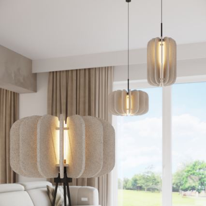 Stehleuchte MULA 1xE27/15W/230V cremefarben
