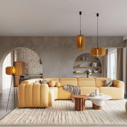 Lampadaire MULA 1xE27/15W/230V jaune