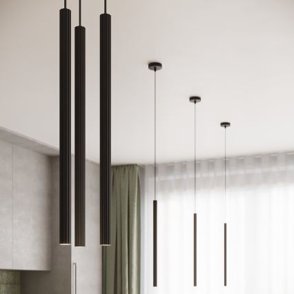 Suspension sur câble ARCHE 2xG9/8W/230V noire