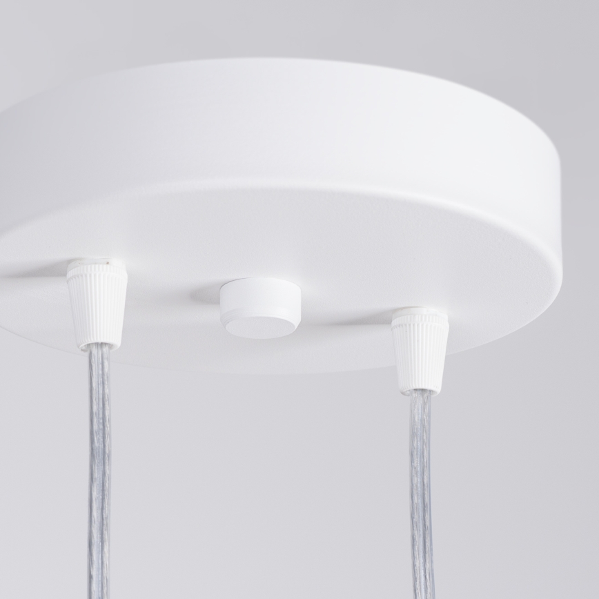 Lampadario a sospensione LAGOS 2xGU10/10W/230V bianco