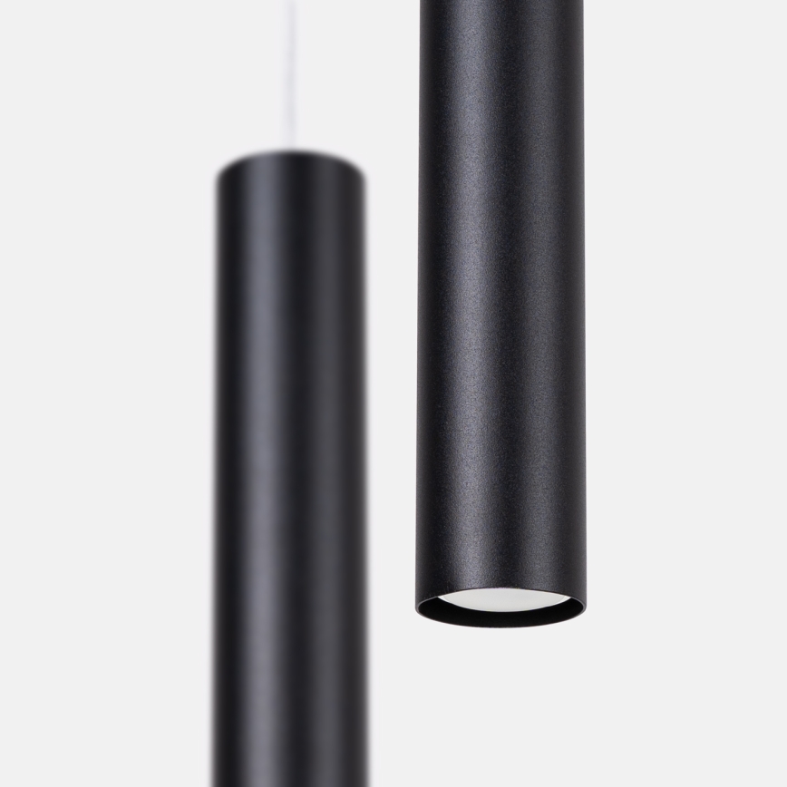 Suspension sur câble LAGOS 2xGU10/10W/230V noire