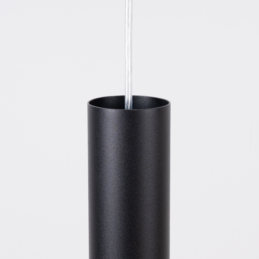Suspension sur câble LAGOS 2xGU10/10W/230V noire