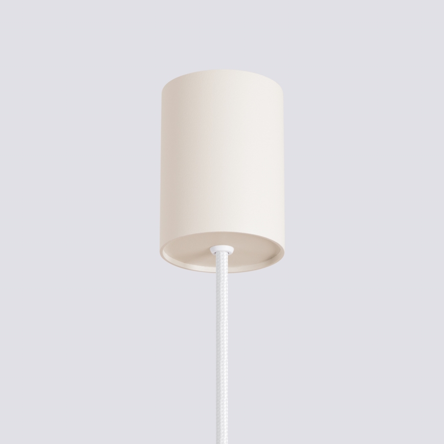 Suspension sur câble ESTRIA 1xE14/10W/230V Ø 14 cm crème