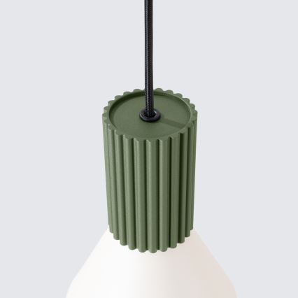 Pendelleuchte an Kabel ESTRIA 1xE14/10W/230V Ø 14 cm grün