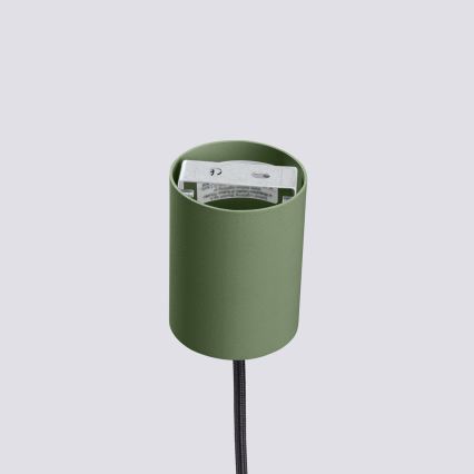 Suspension sur câble ESTRIA 1xE14/10W/230V Ø 14 cm vert