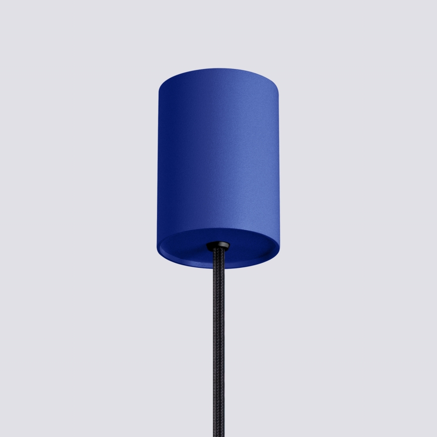 Hängeleuchte an Kabel ESTRIA 1xE14/10W/230V Ø 14 cm blau