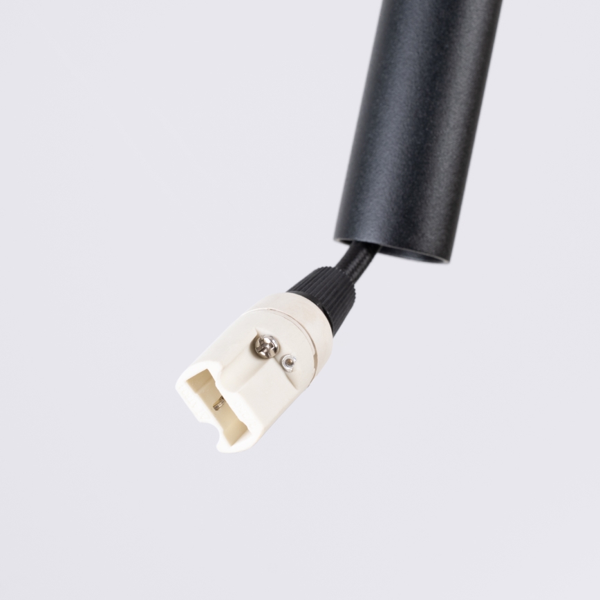 Lampada a sospensione FELTRO 1xG9/8W/230V nero/crema