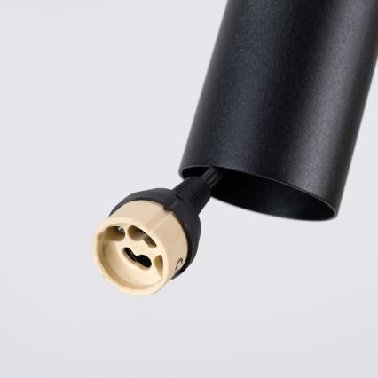 Lampada a sospensione su cavo PELTA 1xGU10/10W/230V nero/blu