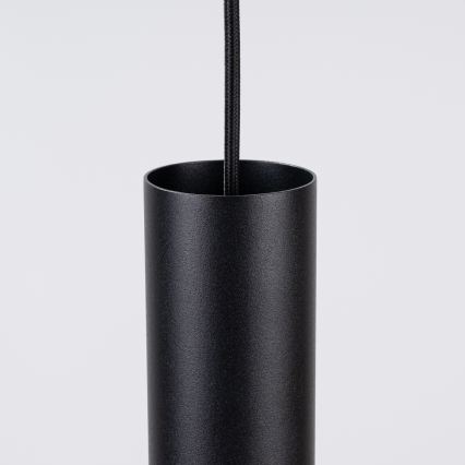 Suspension sur câble PELTA 1xGU10/10W/230V noir/bleu