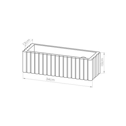 Wandleuchte RIGATA 1xE27/15W/230V Keramik/grün