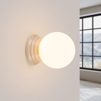 Applique murale de salle de bains ZORI 1xG9/8W/230V IP44 beige
