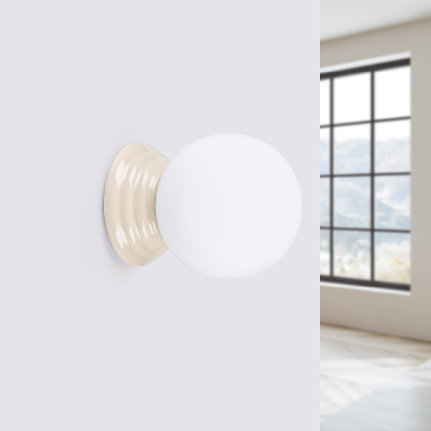 Applique murale de salle de bains ZORI 1xG9/8W/230V IP44 beige